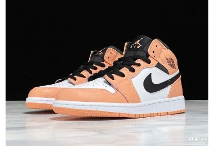 (GS) PINK JORDAN MID AIR QUARTZ 1 1101